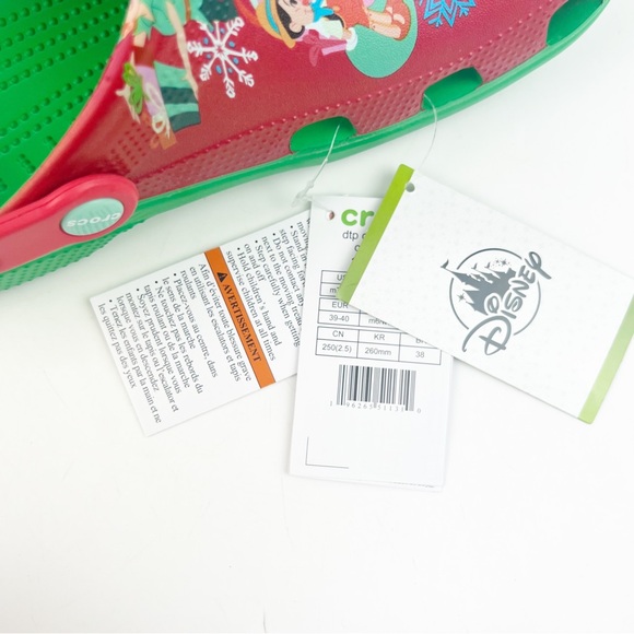 NEW Disney Parks Christmas Crocs Holiday Presents Mickey Friends 3D Clogs M7/W9 - Picture 8 of 9